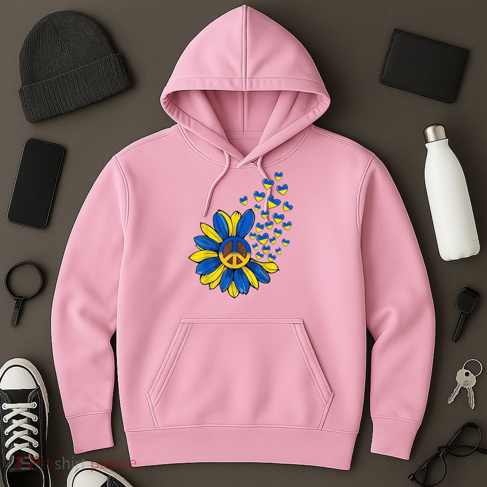 Autism Awareness Peace Sunflower Hoodie