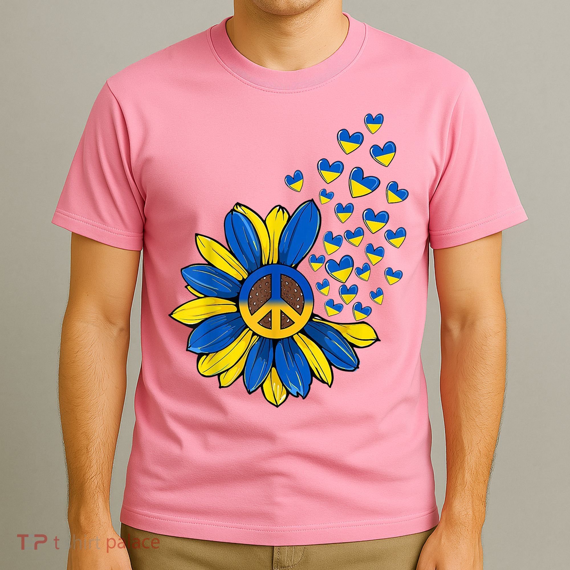 Autism Awareness Peace Sunflower T-Shirt