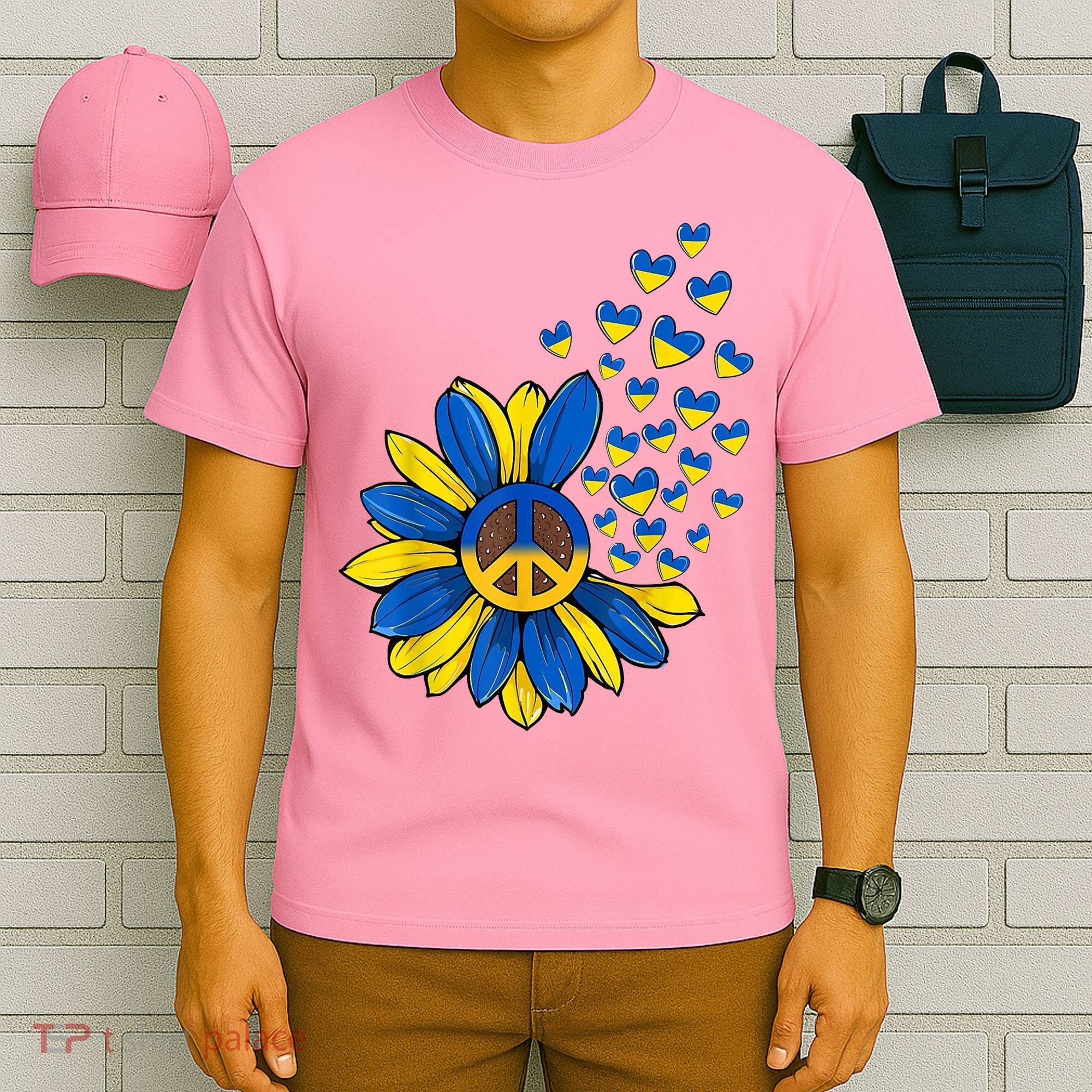 Autism Awareness Peace Sunflower T-Shirt
