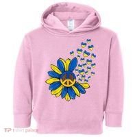 Autism Awareness Peace Sunflower Toddler Hoodie thumb 0