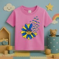 Autism Awareness Peace Sunflower Toddler T-Shirt thumb 3