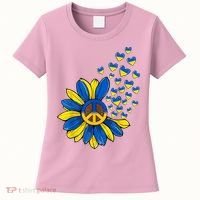 Autism Awareness Peace Sunflower Women's T-Shirt thumb 0