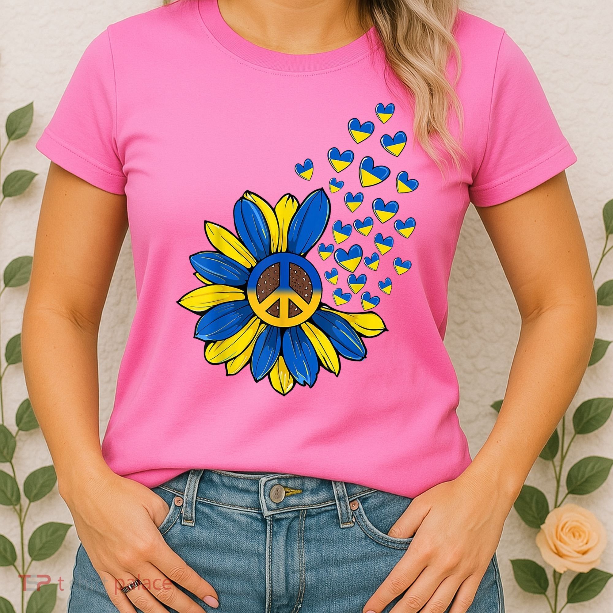 Autism Awareness Peace Sunflower Women's T-Shirt