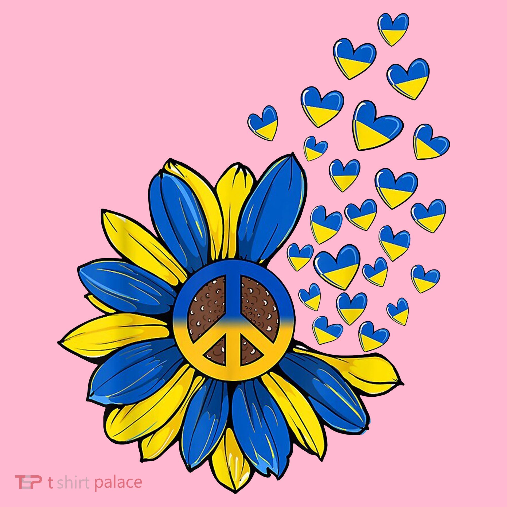 Autism Awareness Peace Sunflower Kids Long Sleeve Shirt