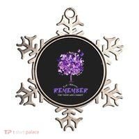 Alzheimers Awareness Purple Butterfly Ornament thumb 0