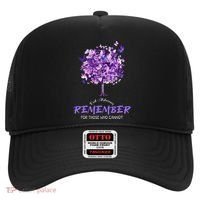 Alzheimers Awareness Purple Butterfly Hat thumb 0