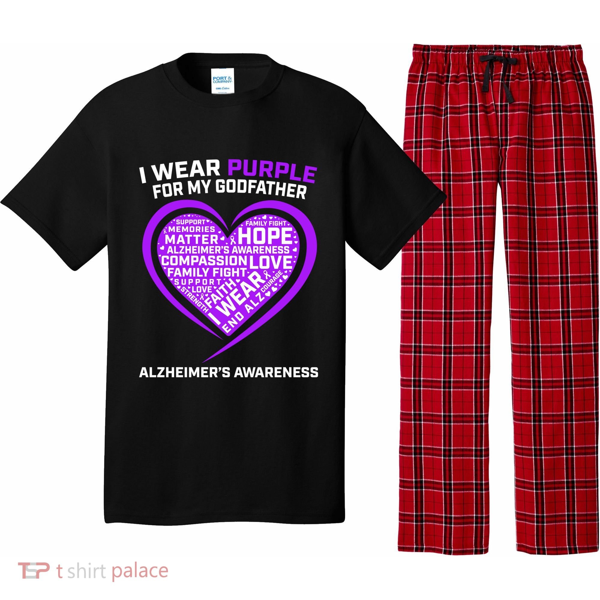 Alzheimers Awareness Products Memories Matter Godfather Gift Pajama Set