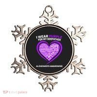 Alzheimers Awareness Products Memories Matter Godfather Gift Ornament thumb 0