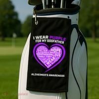 Alzheimers Awareness Products Memories Matter Godfather Gift Golf Towel thumb 2