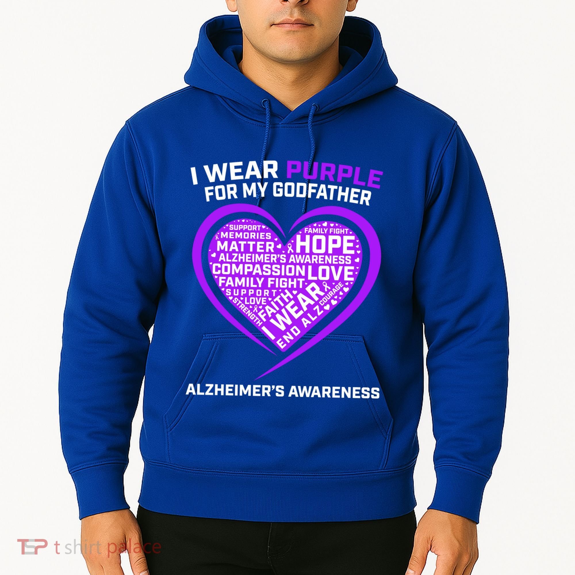 Alzheimers Awareness Products Memories Matter Godfather Gift Hoodie
