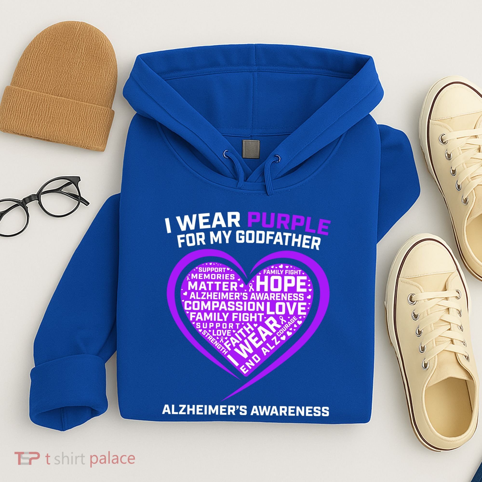 Alzheimers Awareness Products Memories Matter Godfather Gift Hoodie
