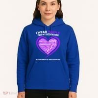 Alzheimers Awareness Products Memories Matter Godfather Gift Hoodie thumb 5
