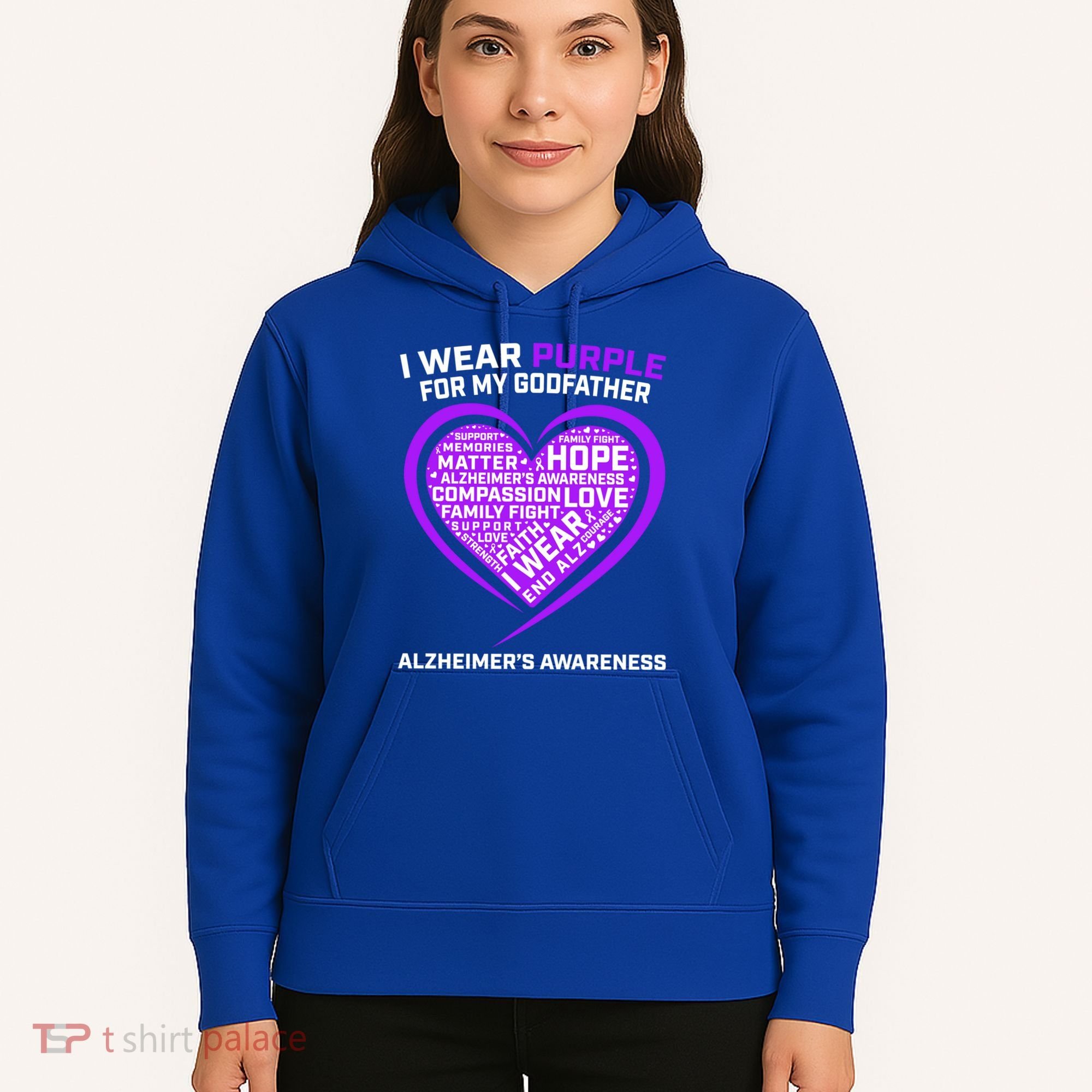 Alzheimers Awareness Products Memories Matter Godfather Gift Hoodie
