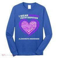 Alzheimers Awareness Products Memories Matter Godfather Gift Long Sleeve Shirt thumb 0