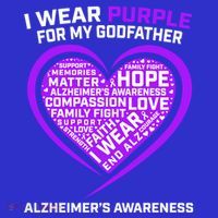 Alzheimers Awareness Products Memories Matter Godfather Gift Sweatshirt thumb 3