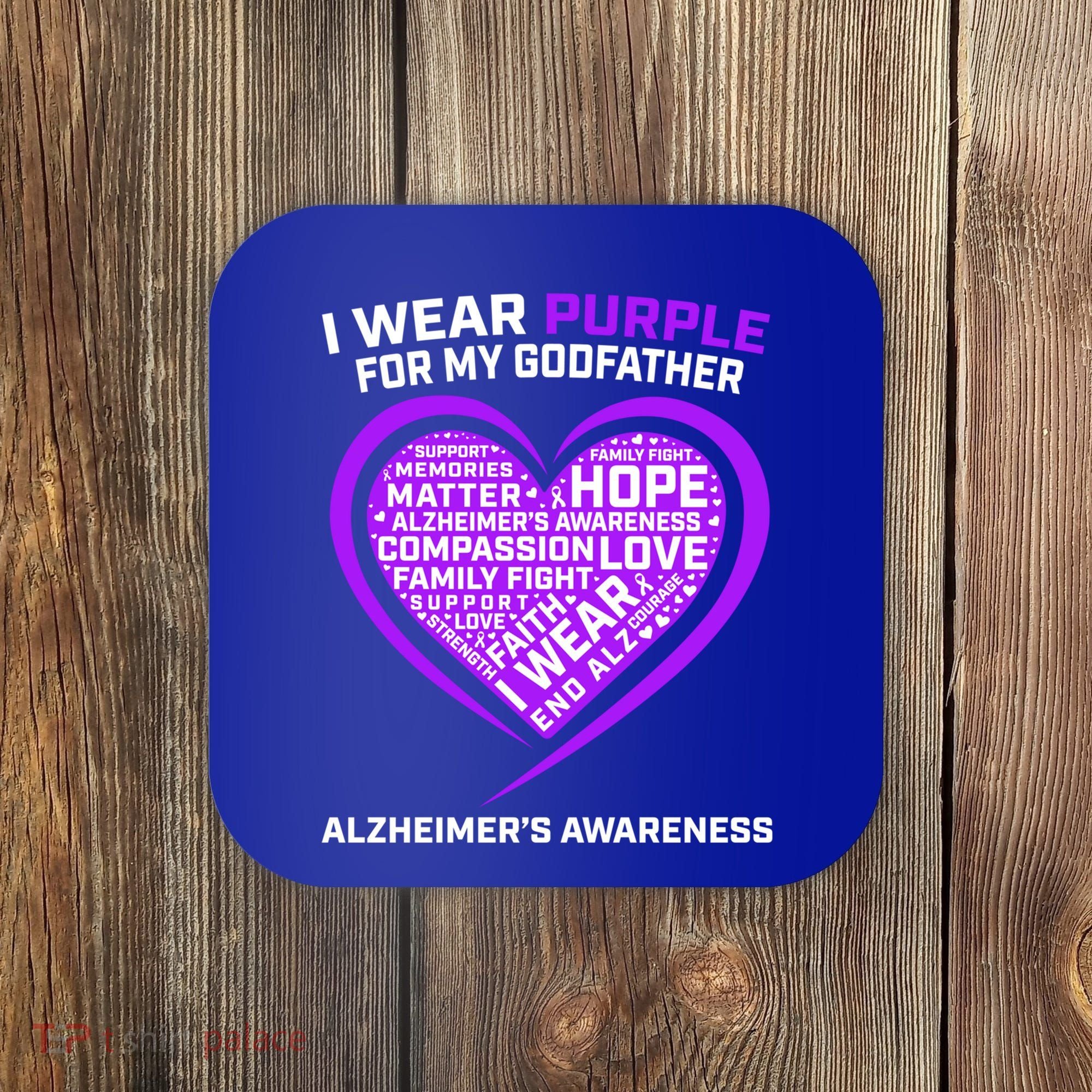 Alzheimers Awareness Products Memories Matter Godfather Gift Coaster