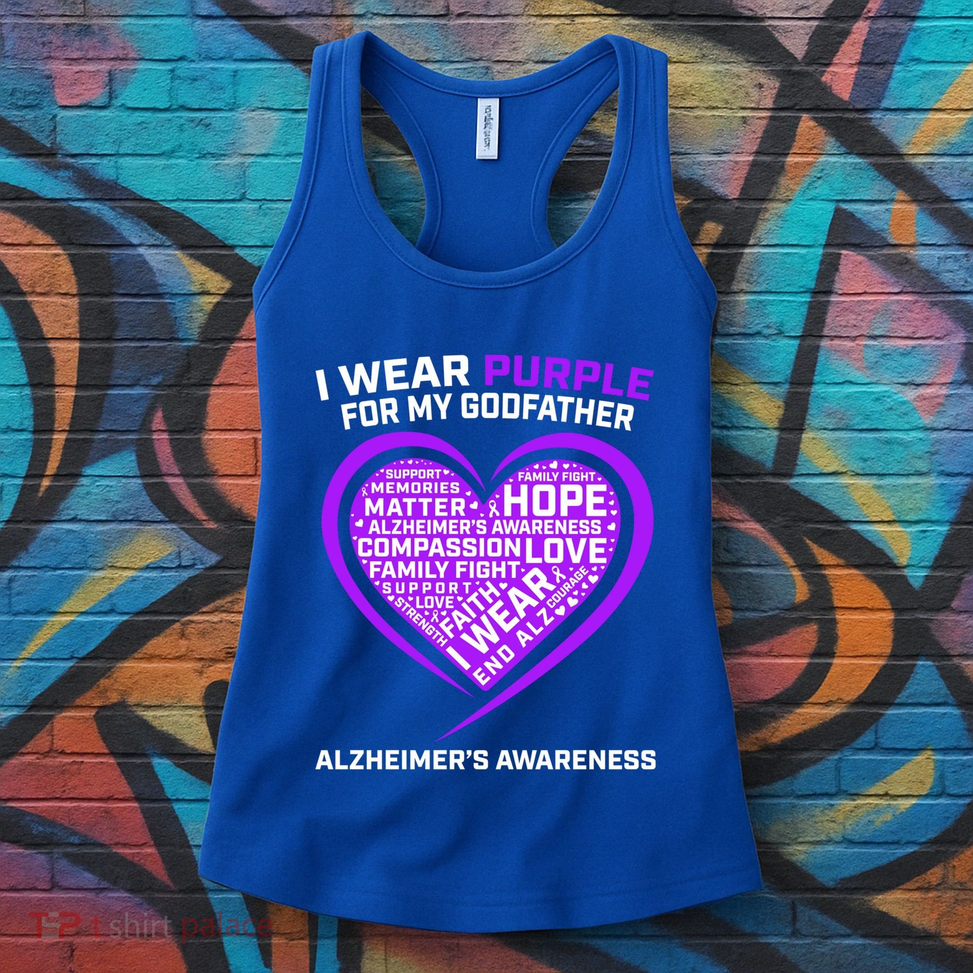Alzheimers Awareness Products Memories Matter Godfather Gift Women's Tank Top