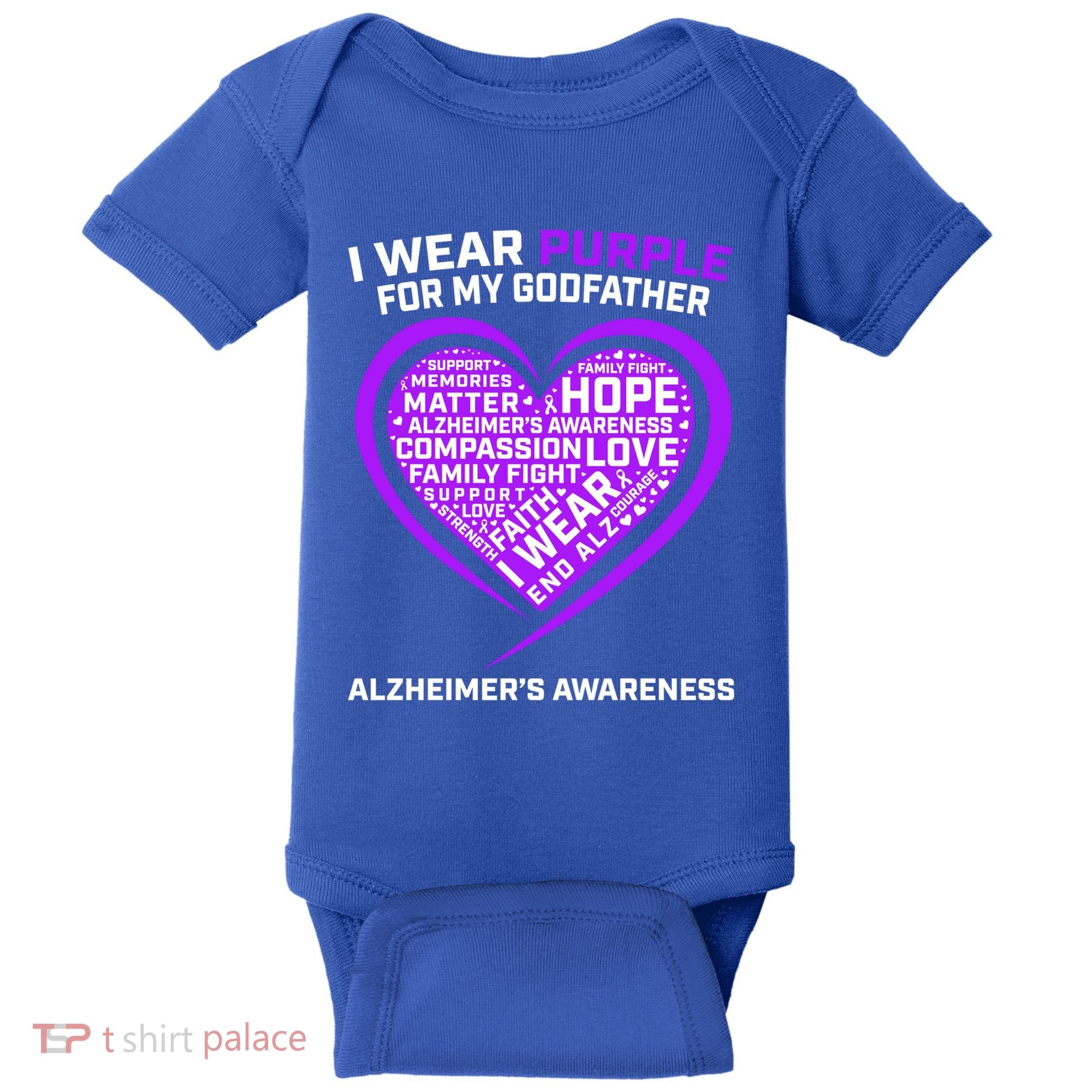 Alzheimers Awareness Products Memories Matter Godfather Gift Baby Bodysuit