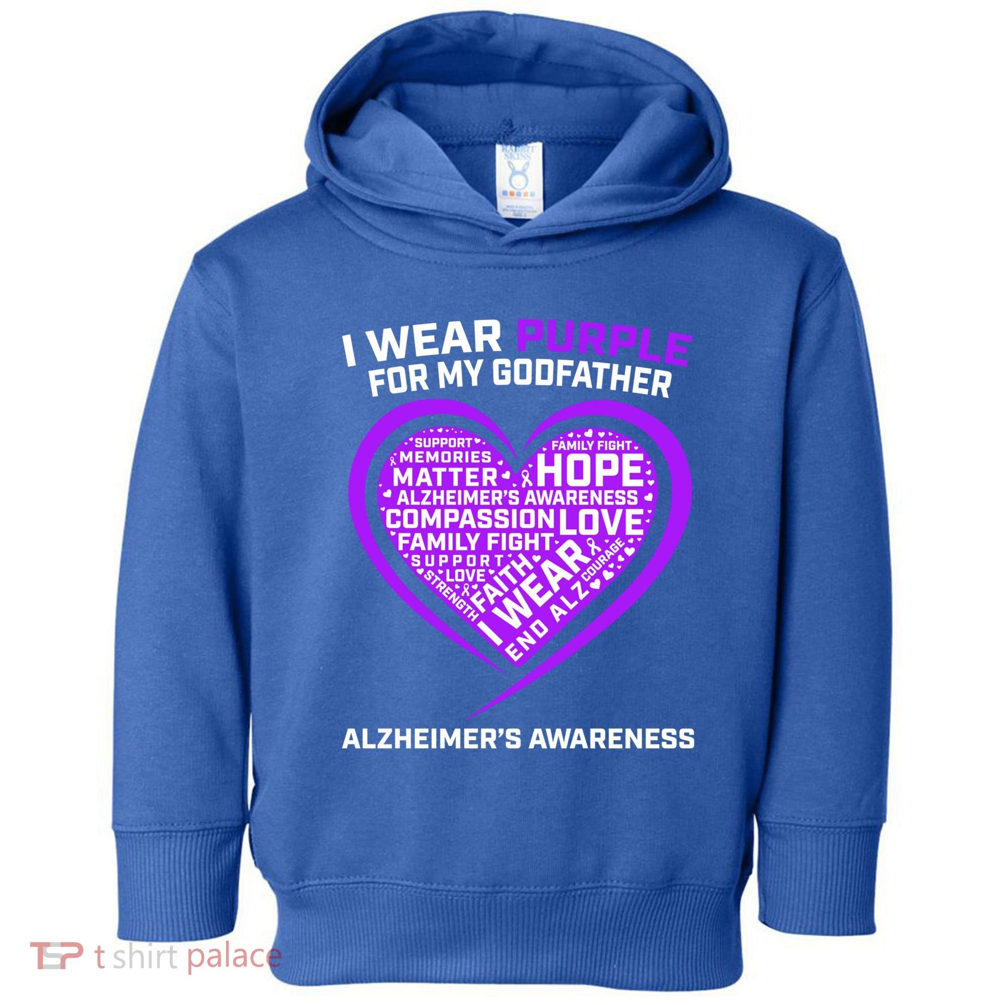 Alzheimers Awareness Products Memories Matter Godfather Gift Toddler Hoodie