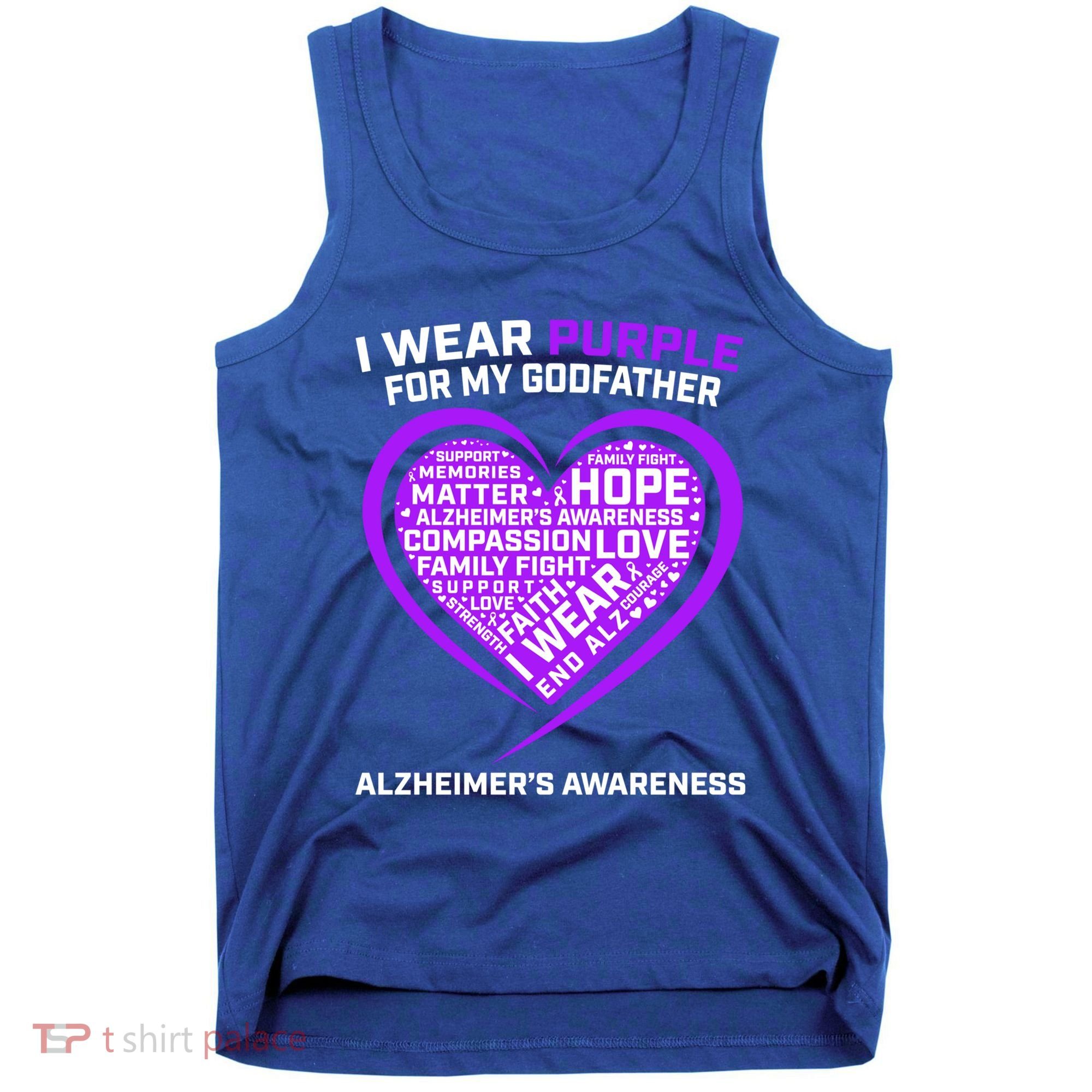 Alzheimers Awareness Products Memories Matter Godfather Gift Tank Top