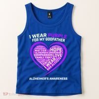 Alzheimers Awareness Products Memories Matter Godfather Gift Tank Top thumb 2