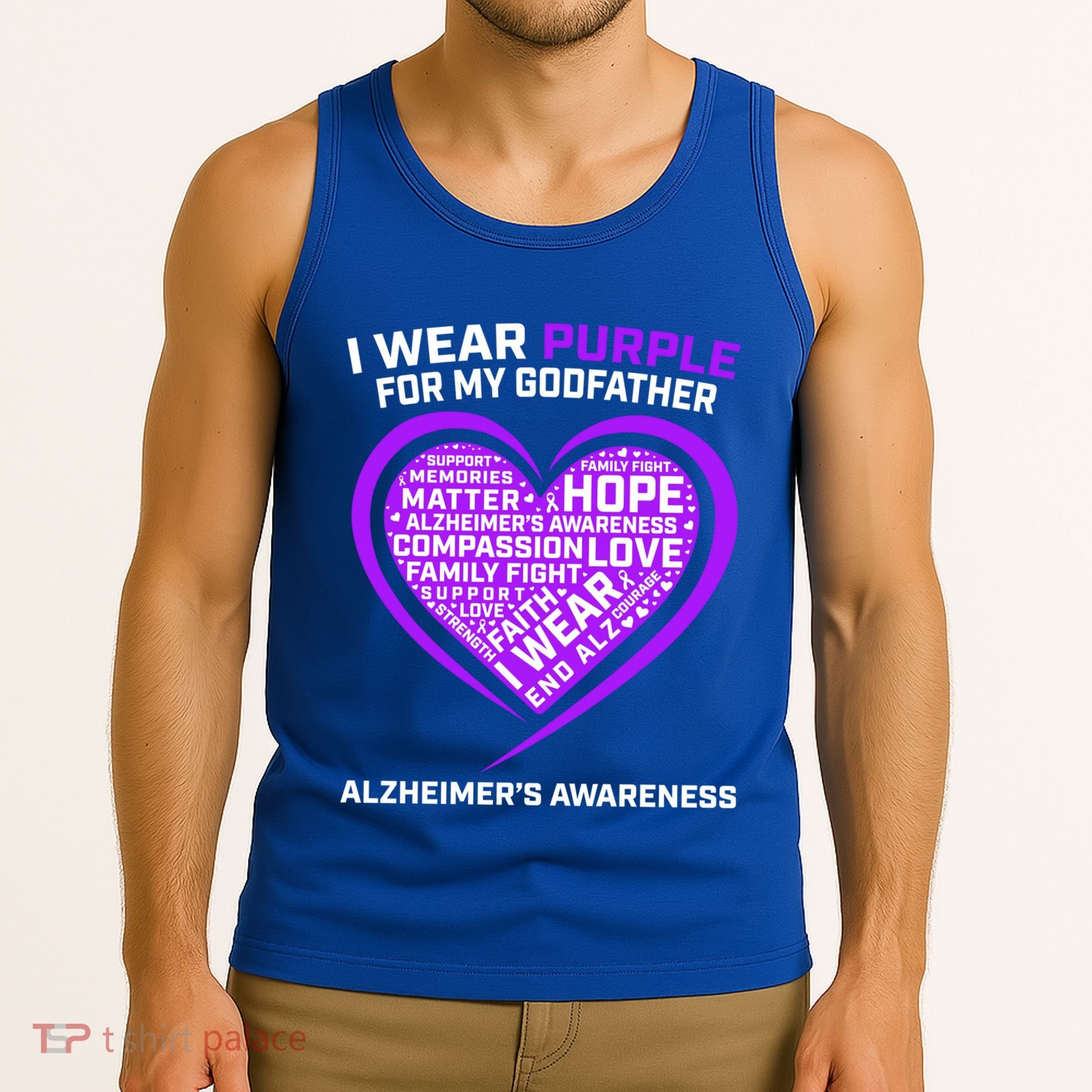 Alzheimers Awareness Products Memories Matter Godfather Gift Tank Top