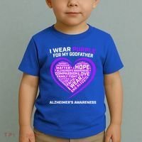 Alzheimers Awareness Products Memories Matter Godfather Gift Toddler T-Shirt thumb 2