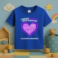 Alzheimers Awareness Products Memories Matter Godfather Gift Toddler T-Shirt thumb 3