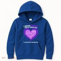 Alzheimers Awareness Products Memories Matter Godfather Gift Kids Hoodie thumb 0