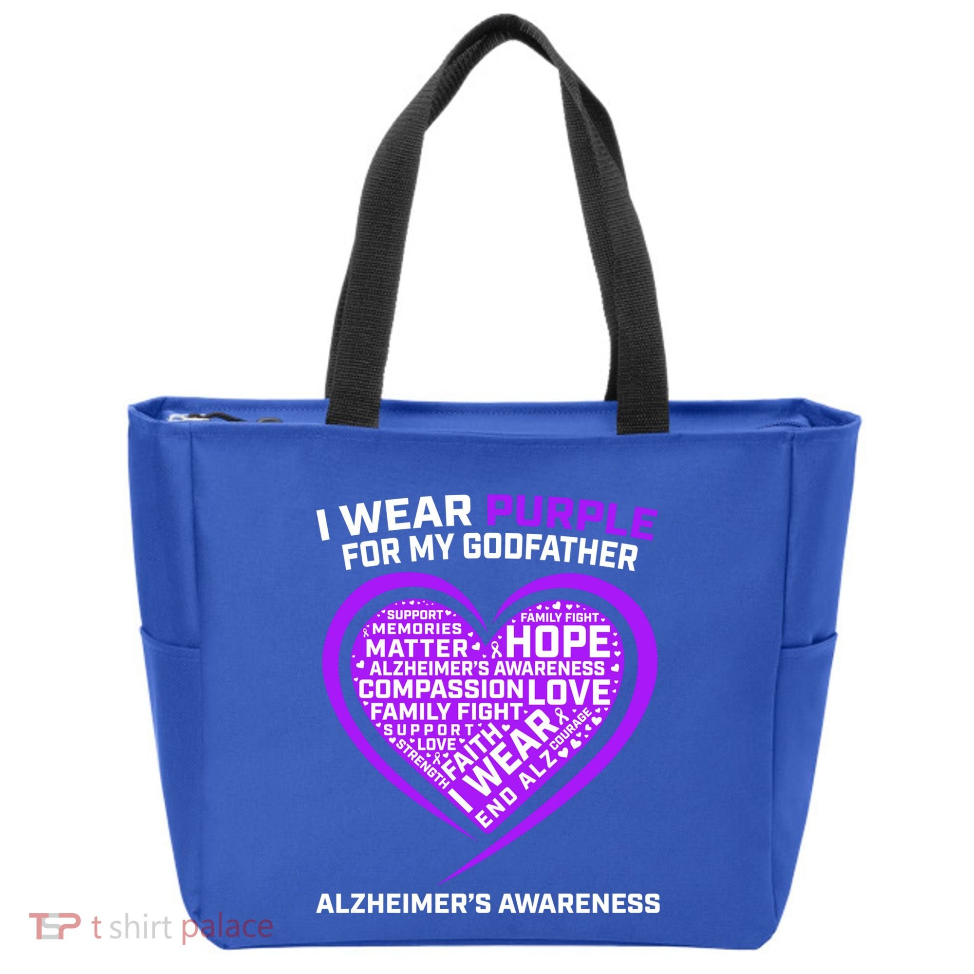 Alzheimers Awareness Products Memories Matter Godfather Gift Tote Bag