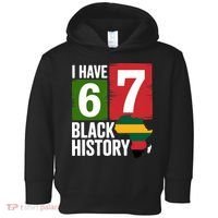 African American Pride I Have 67 Black History Toddler Hoodie thumb 0