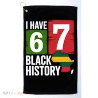 African American Pride I Have 67 Black History Golf Towel thumb 0