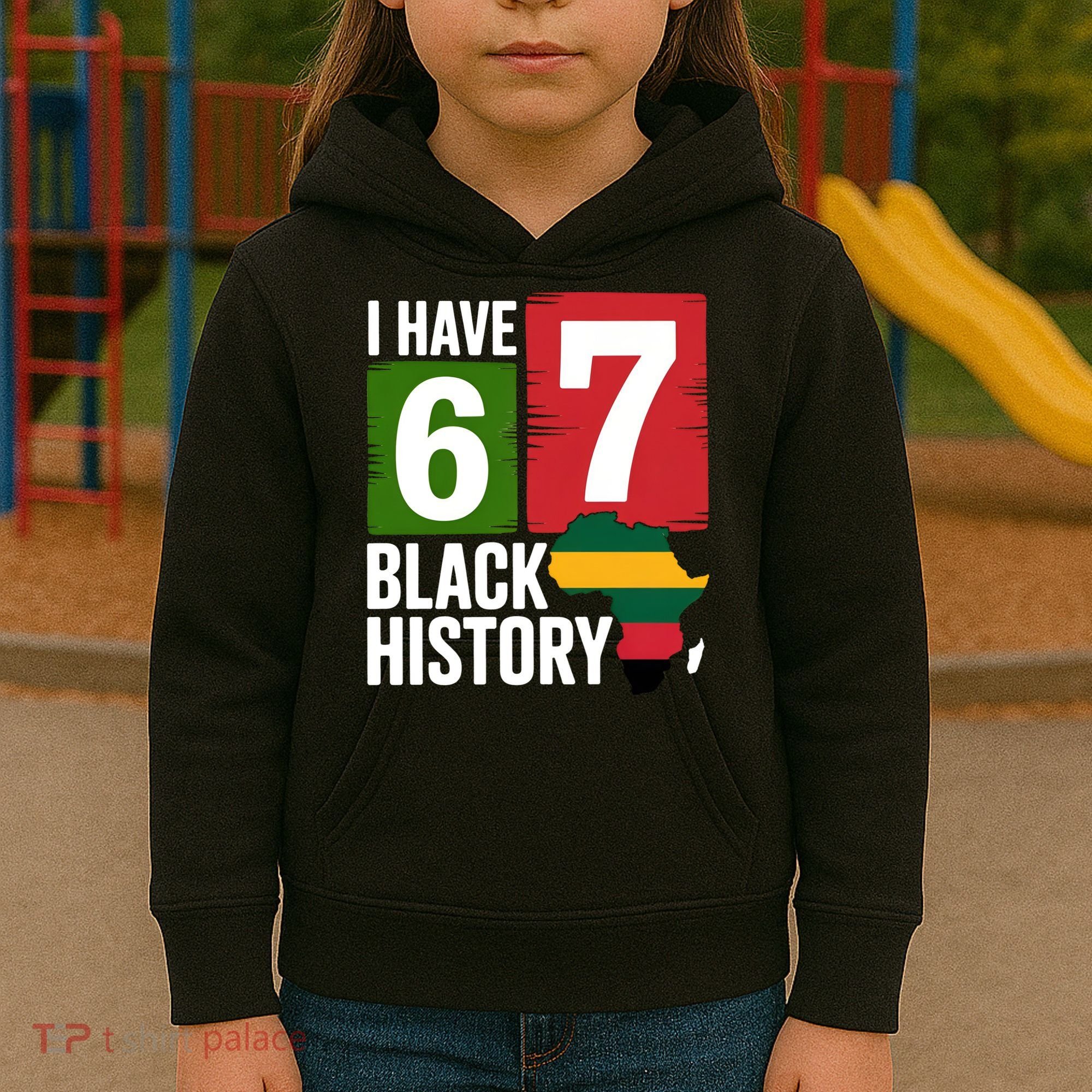 African American Pride I Have 67 Black History Kids Hoodie