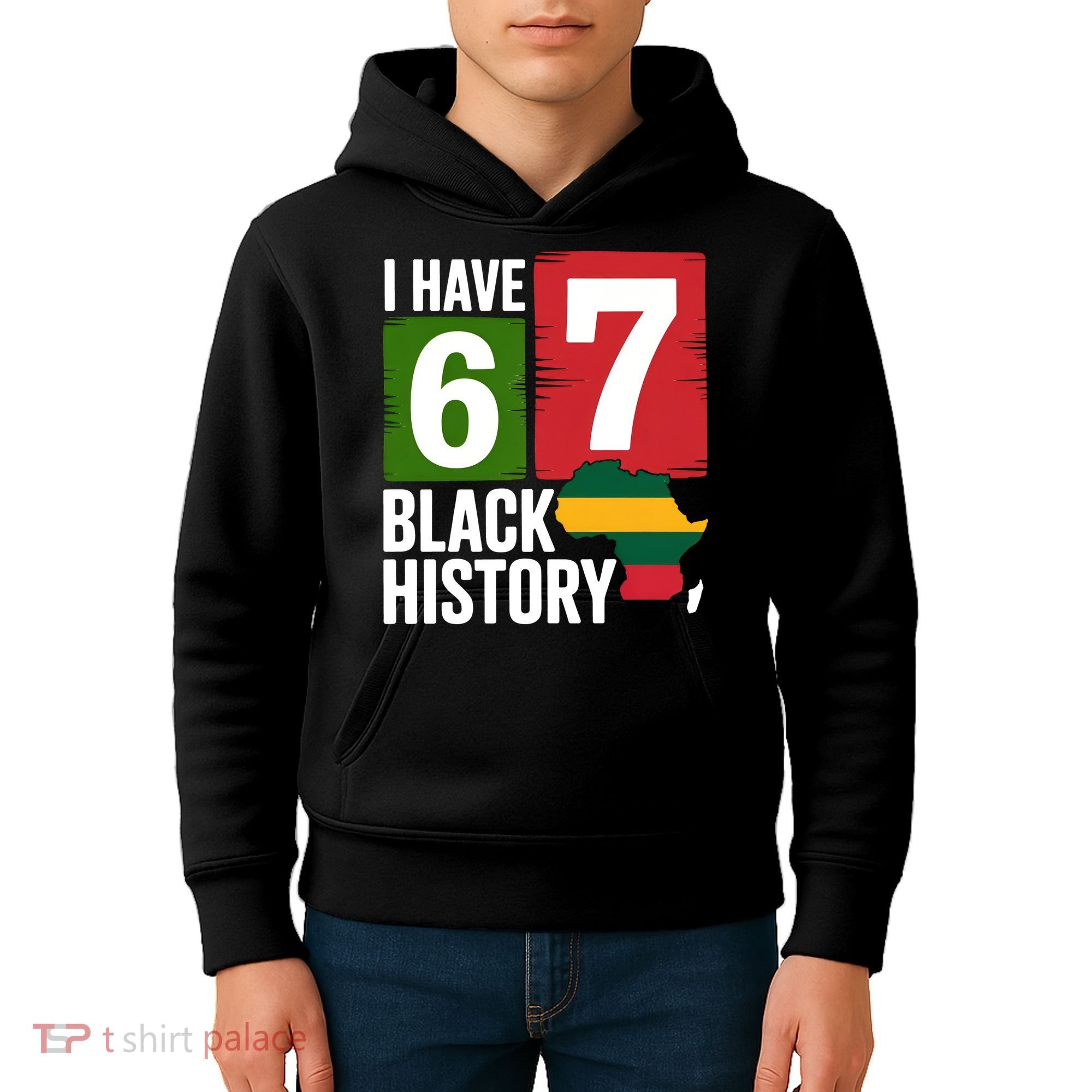 African American Pride I Have 67 Black History Kids Hoodie