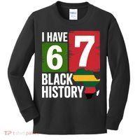 African American Pride I Have 67 Black History Kids Long Sleeve Shirt thumb 0