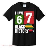 African American Pride I Have 67 Black History Kids T-Shirt thumb 0