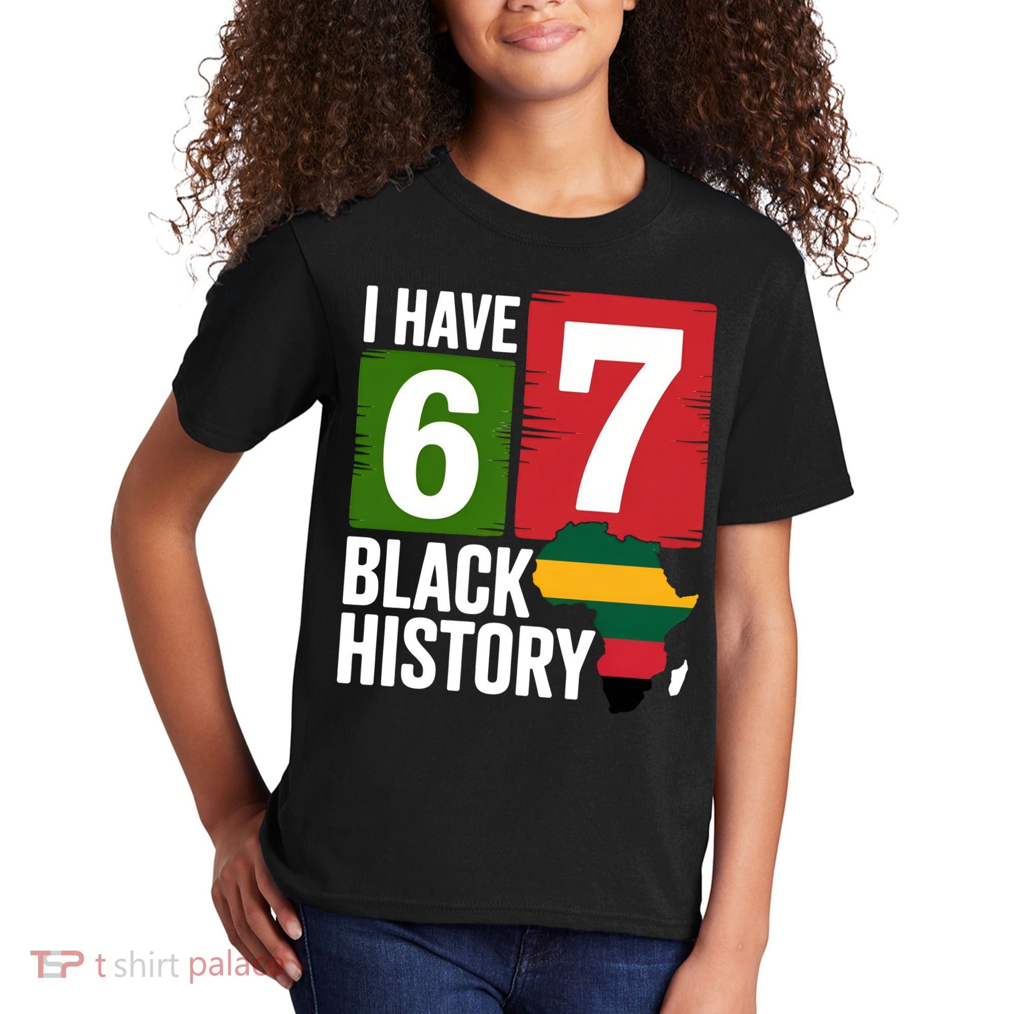 African American Pride I Have 67 Black History Kids T-Shirt