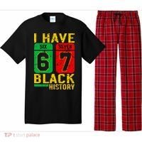 African American Pride I Have 67 Black History 6-7 Meme Pajama Set thumb 0