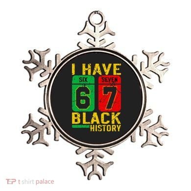 African American Pride I Have 67 Black History 6-7 Meme Ornament