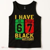 African American Pride I Have 67 Black History 6-7 Meme Tank Top thumb 2
