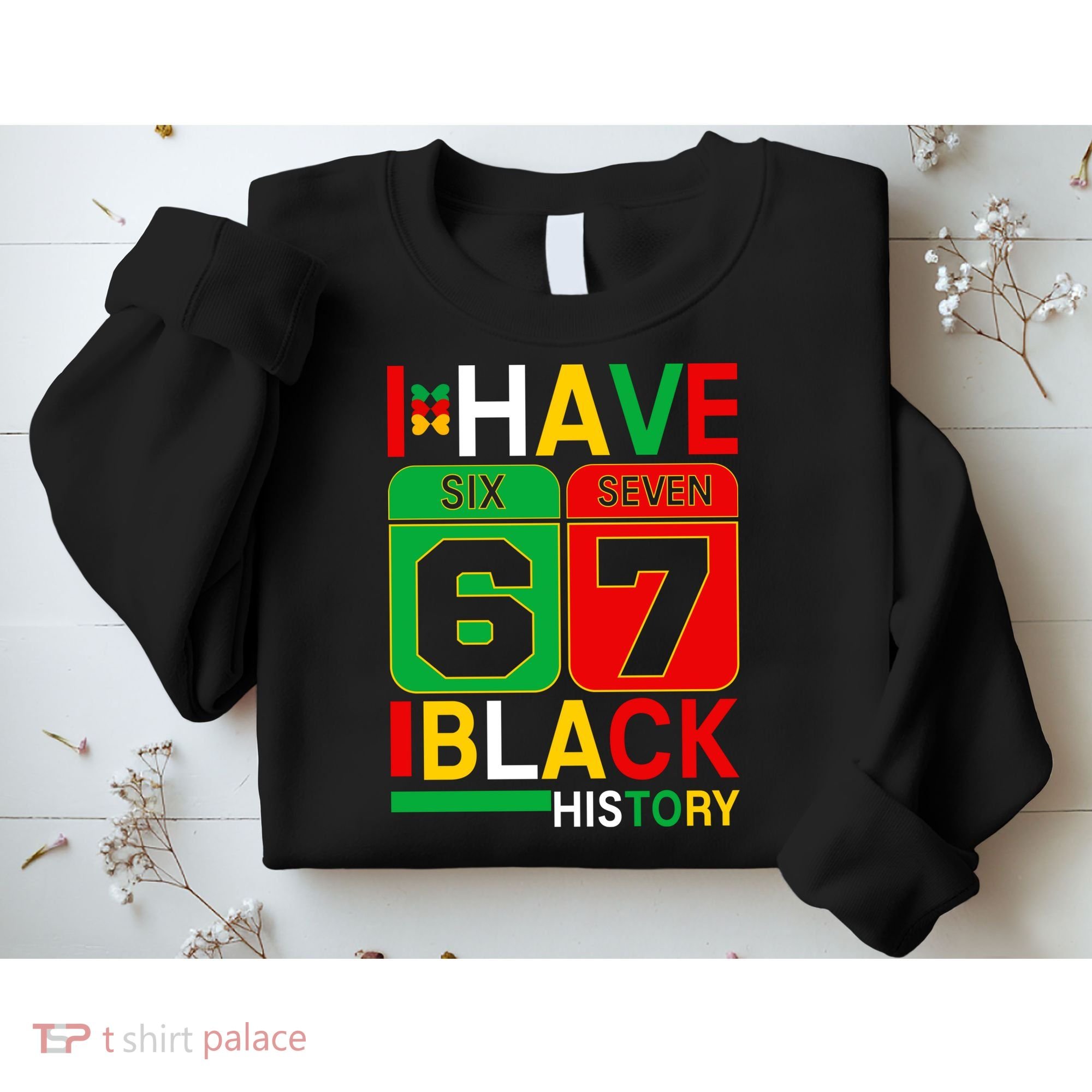 African American Pride I Have 67 Black History Six Seven Sweatshirt