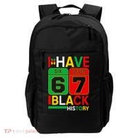 African American Pride I Have 67 Black History Six Seven Backpack thumb 0