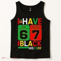 African American Pride I Have 67 Black History Six Seven Tank Top thumb 2