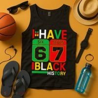 African American Pride I Have 67 Black History Six Seven Tank Top thumb 4