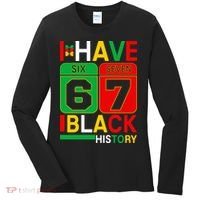 African American Pride I Have 67 Black History Six Seven Women's Long Sleeve Shirt thumb 0