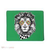 Autism Awareness Puzzle Sunglasses Lion Mousepad thumb 0