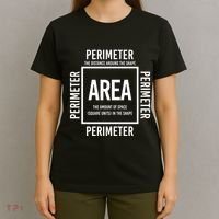 Area And Perimeter Math Teacher Mathematics Funny Math T-Shirt thumb 4