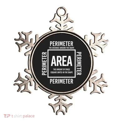 Area And Perimeter Math Teacher Mathematics Funny Math Ornament