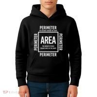 Area And Perimeter Math Teacher Mathematics Funny Math Kids Hoodie thumb 4
