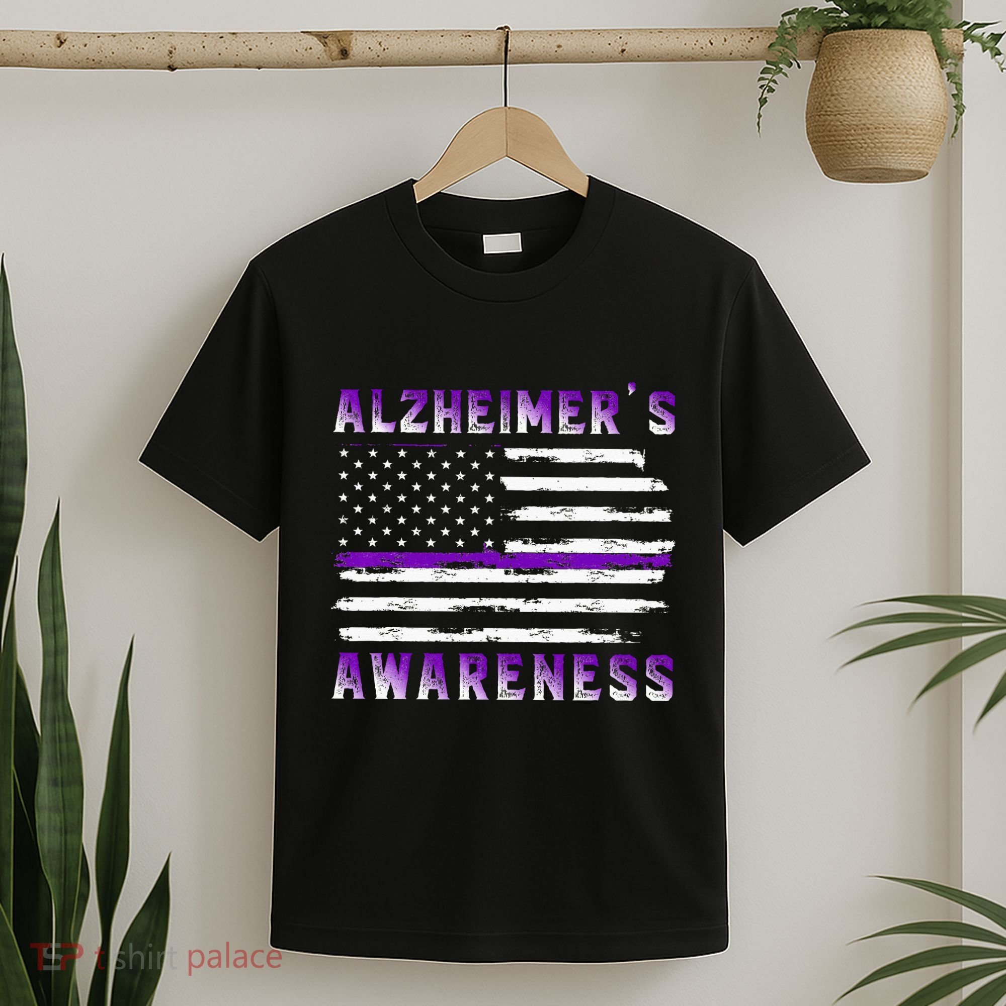 Alzheimer Awareness Purple Ribbon The End Of Alzheimers T-Shirt